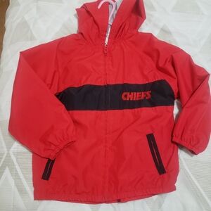 Child's Chiefs zip up size 4/5 XS